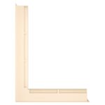 Kratka kominkowa wentylacyjna LOFT ANGLE narożna lewa 6x60x80cm kremowa - obrazek 3