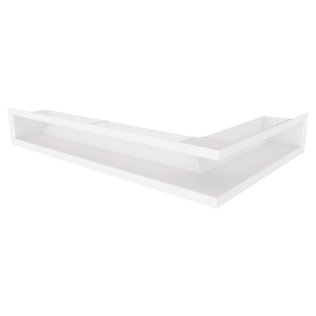ramka-saven-loft-angel-9x40x60-biel-le-1 Kratka kominkowa wentylacyjna LOFT ANGLE narożna lewa 9x40x60cm biała - obrazek 1