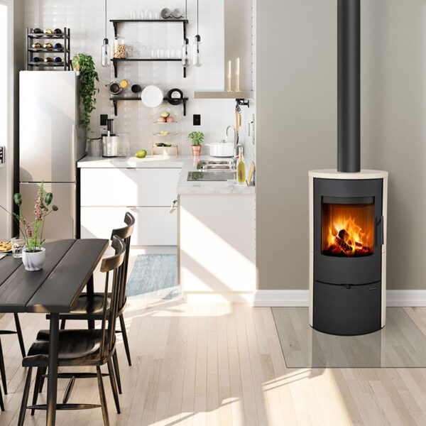 Piec kominkowy EVORA 01 ceramika 8 kW