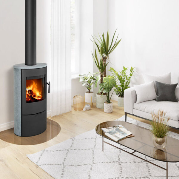 Piec kominkowy EVORA 02 kamień 6 kW