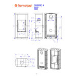 Piec kaflowy Gremio 4 5,8 kW