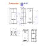 Piec kaflowy Gremio 5g 5,8 kW