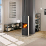 Piec kominkowy EVORA 01 AKUM ceramika 6,5 kW