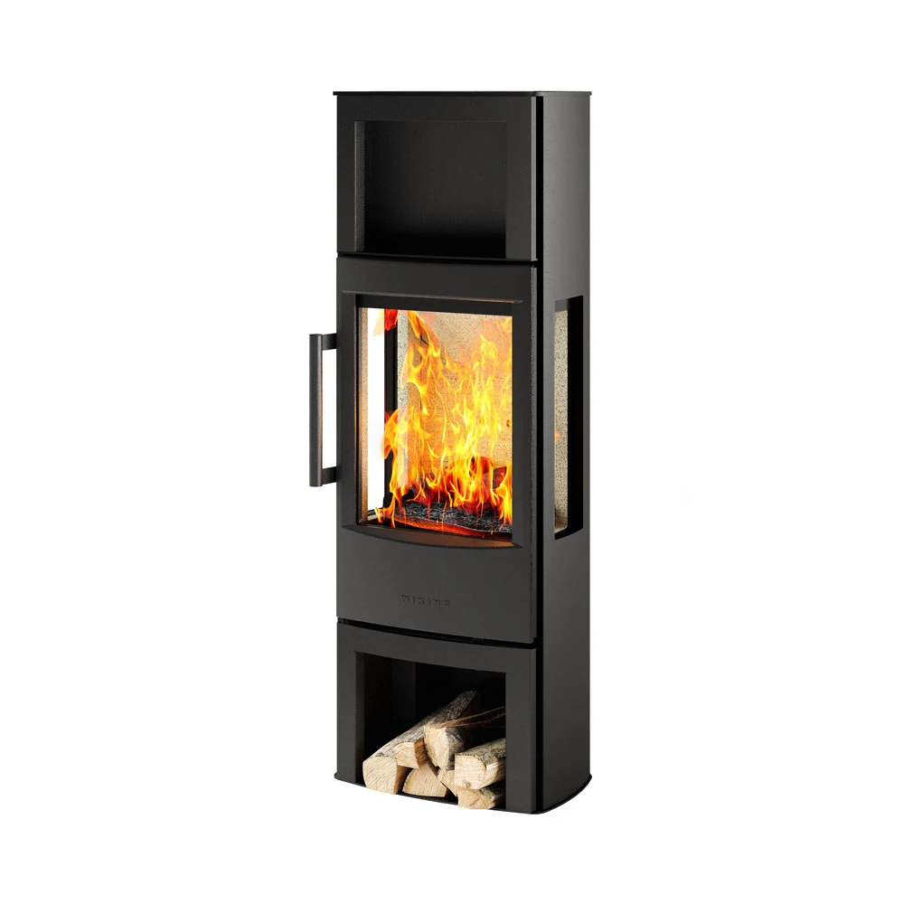 Wiking-Miro-5_2 Piec wolnostojący WIKING Miro 5 ze schowkiem na drewno Autopilot 4,9 kW - obrazek 1