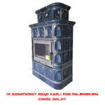 Piec kaflowy MARMI-DECOR SALZBURGIA 13 kW kobalt - obrazek 6