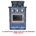 Piec kaflowy MARMI-DECOR SALZBURGIA 13 kW kobalt - obrazek 5