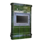 Piec kaflowy MARMI-DECOR ROMA 13 kW zielony - obrazek 3
