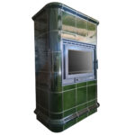 Piec kaflowy MARMI-DECOR ROMA 13 kW zielony - obrazek 5