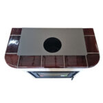 Piec kaflowy MARMI-DECOR BELLA 13 kW kremowo-brązowa - obrazek 4