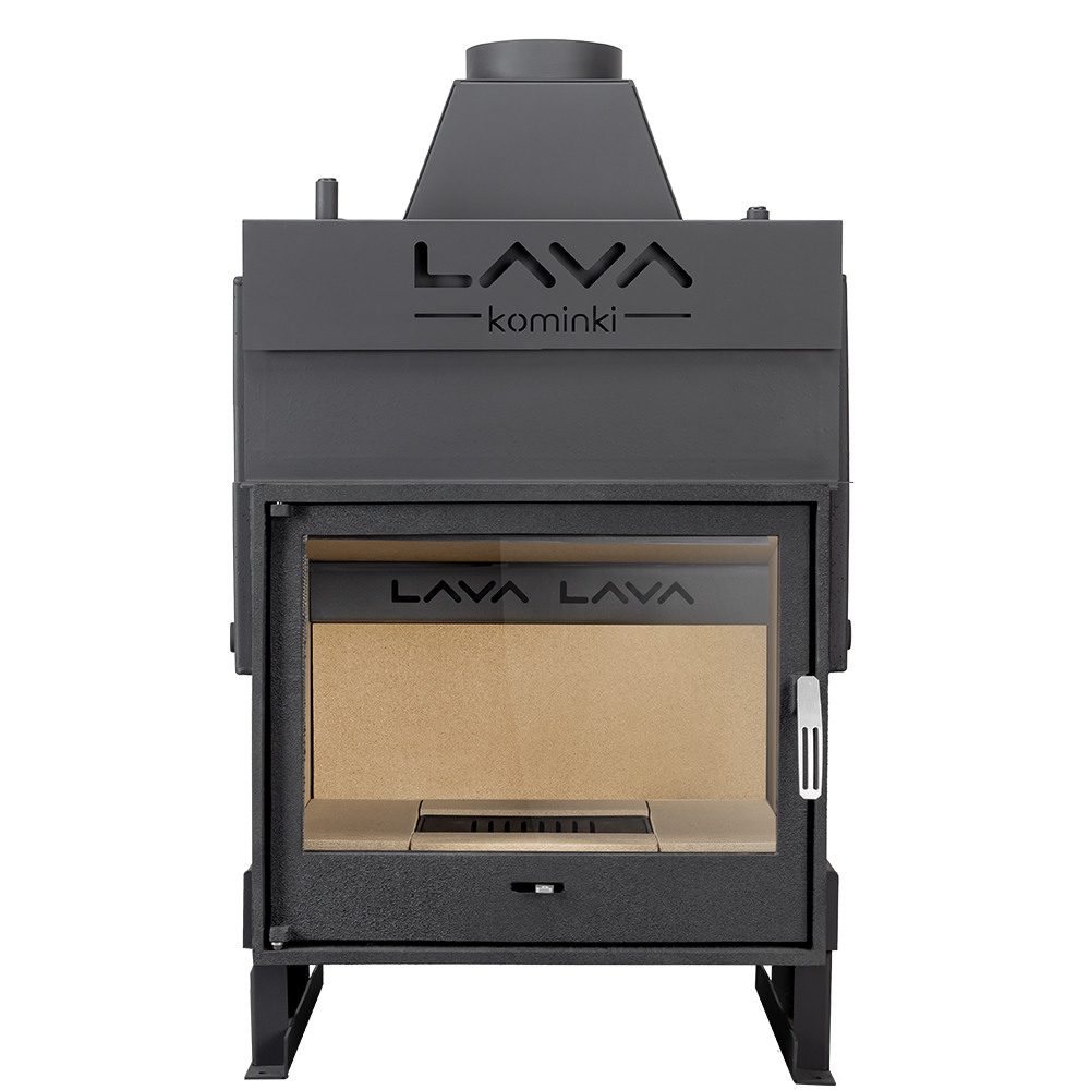 TKL PLUS front Wkład kominkowy z płaszczem wodnym LAVA PLUS 12 kW UO - obrazek 1