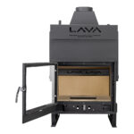 Wkład kominkowy z płaszczem wodnym LAVA PLUS 12 kW UO - obrazek 3