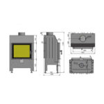 Wkład kominkowy HEATRO 55 9 kW - obrazek 3
