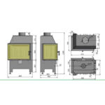 Wkład kominkowy HEATRO 55L 9 kW - obrazek 3
