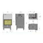 Wkład kominkowy HEATRO 55PH 9 kW - obrazek 3