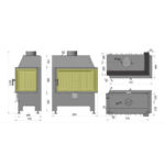 Wkład kominkowy HEATRO 69P 11 kW - obrazek 3