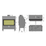Wkład kominkowy HEATRO 81 12 kW - obrazek 3