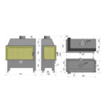 Wkład kominkowy HEATRO 81L 12 kW - obrazek 3