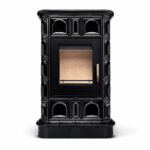 Piec kaflowy MARMI-DECOR BOGNA 8 kW czarny - obrazek 3