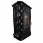 Piec kaflowy MARMI-DECOR BOGNA 8 kW czarny - obrazek 4