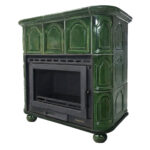 Piec kaflowy MARMI-DECOR FLORENCJA Exclusive 13 kW zielony - obrazek 3