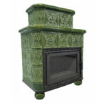 Piec kaflowy MARMI-DECOR VERDE 13 kW zielony - obrazek 4