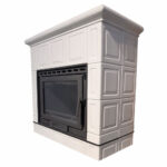 Piec kaflowy MARMI-DECOR VERONA 13 kW beżowy - obrazek 4