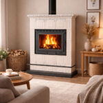 Piec kaflowy MARMI-DECOR VERONA max ART 13 kW beżowy - obrazek 2