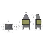 Wkład kominkowy HAJDUK SMART 2LXT 7 kW - obrazek 3